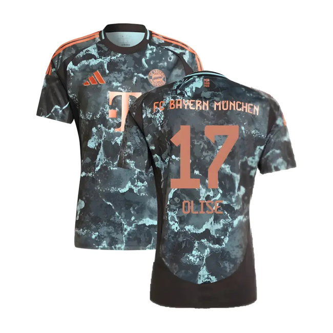 2024-2025 Bayern Munich Away Shirt (Olise 17)-SoccerKits Hub | Buy Soccer Jerseys Online